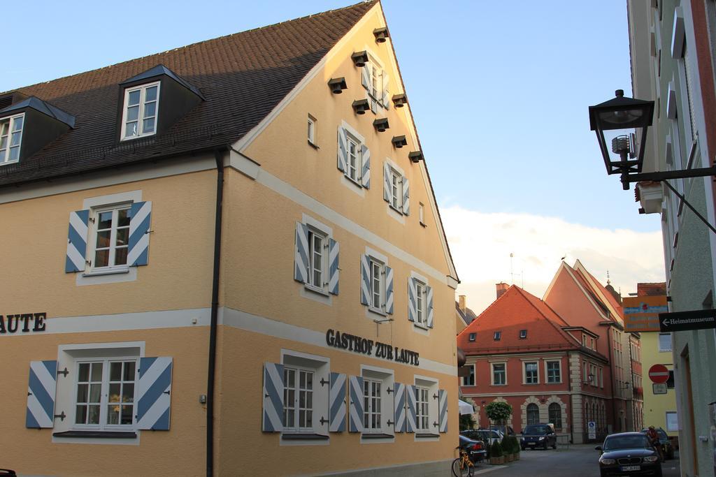 Hotel Garni Zur Laute Mindelheim Exterior foto